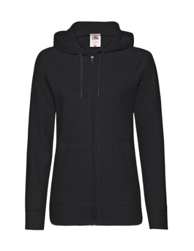 Ladies Lightweight Hooded Sweat Jacket1