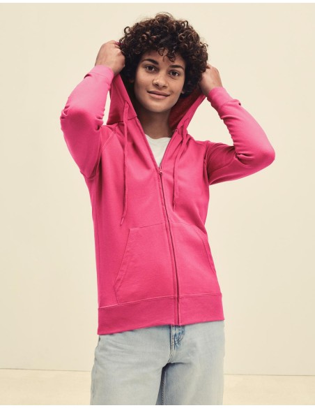 Ladies Lightweight Hooded Sweat Jacket13