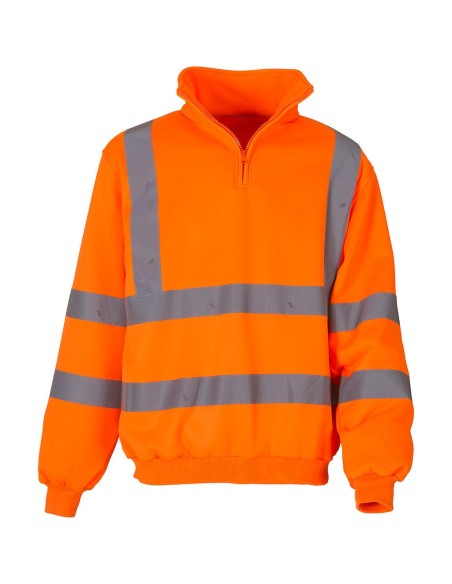 Fluo 14 Zip Sweat Shirt0