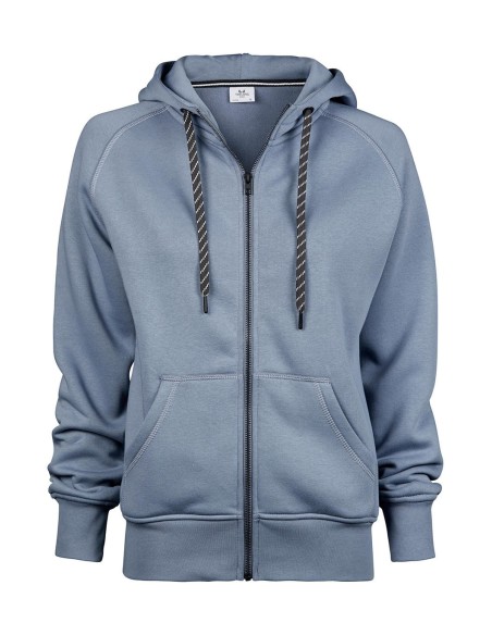 Ladies Fashion Full Zip Hood0