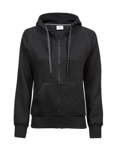 Ladies Fashion Full Zip Hood1