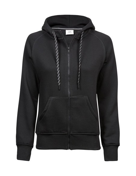 Ladies Fashion Full Zip Hood1