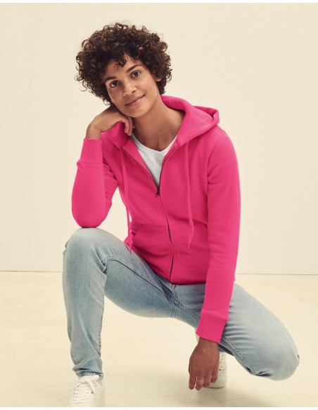 Premium Hooded Sweat Jacket Lady-Fit8