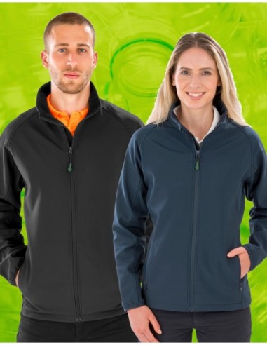 Womens Recycled 2-Layer Printable Softshell Jkt5