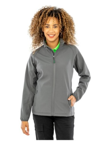 Womens Recycled 2-Layer Printable Softshell Jkt6