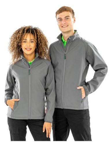 Womens Recycled 2-Layer Printable Softshell Jkt7