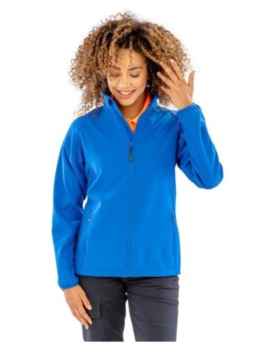 Womens Recycled 2-Layer Printable Softshell Jkt8