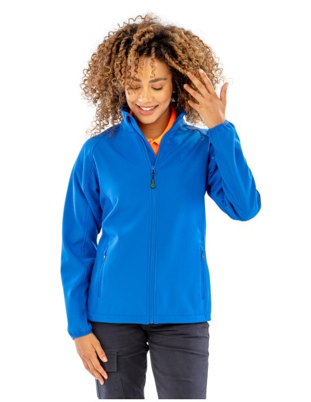 Womens Recycled 2-Layer Printable Softshell Jkt8