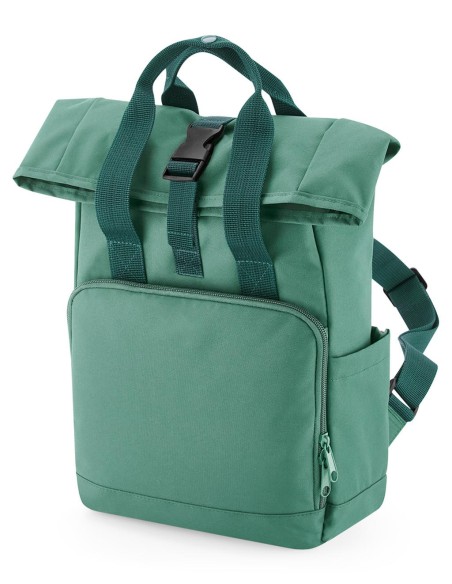 Recycled Mini Twin Handle Roll-Top Backpack9