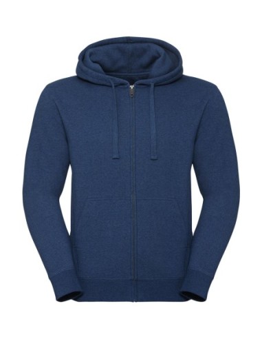 Mens Authentic Melange Zipped Hood Sweat2
