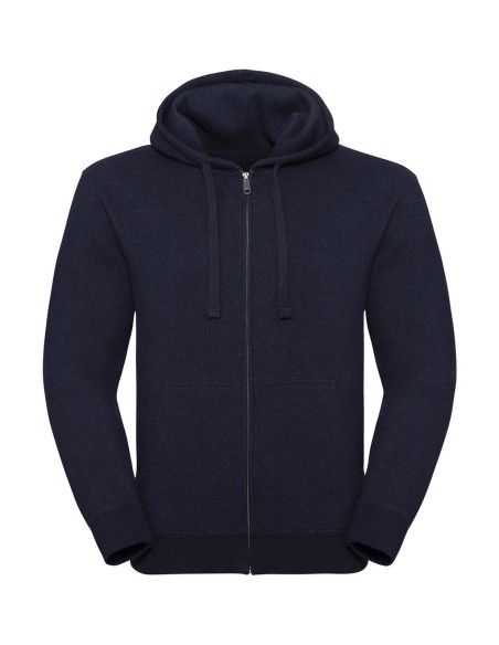 Mens Authentic Melange Zipped Hood Sweat3