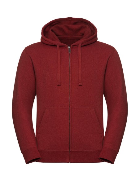 Mens Authentic Melange Zipped Hood Sweat4