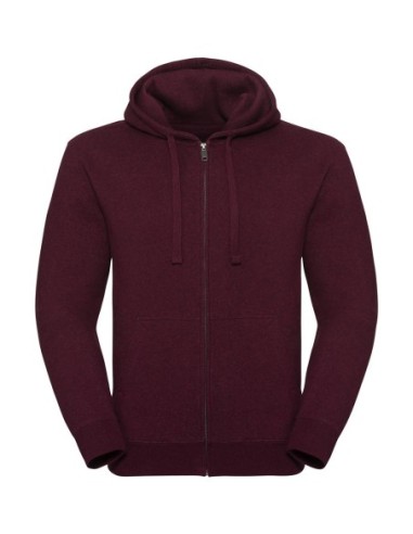 Mens Authentic Melange Zipped Hood Sweat5