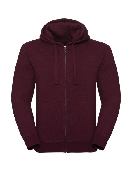 Mens Authentic Melange Zipped Hood Sweat5