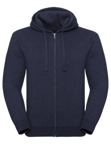 Mens Authentic Melange Zipped Hood Sweat6