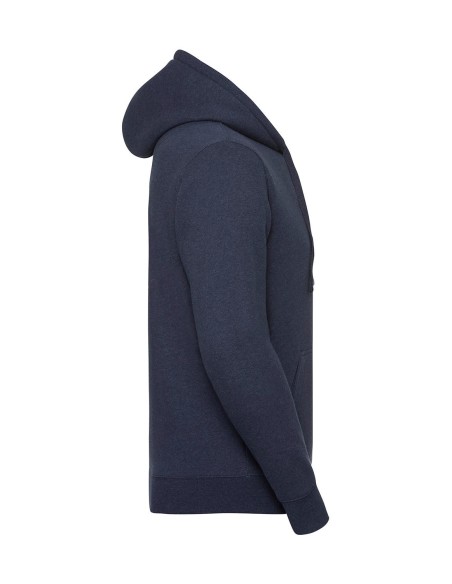 Mens Authentic Melange Zipped Hood Sweat9