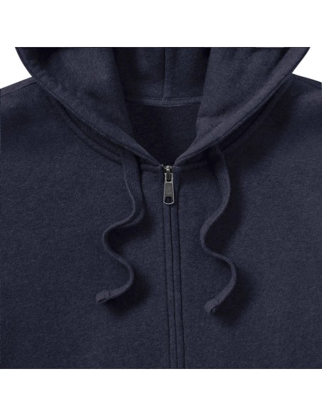 Mens Authentic Melange Zipped Hood Sweat11