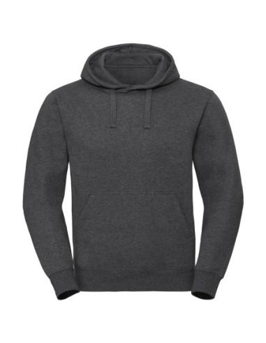 Mens Authentic Melange Hooded Sweat0