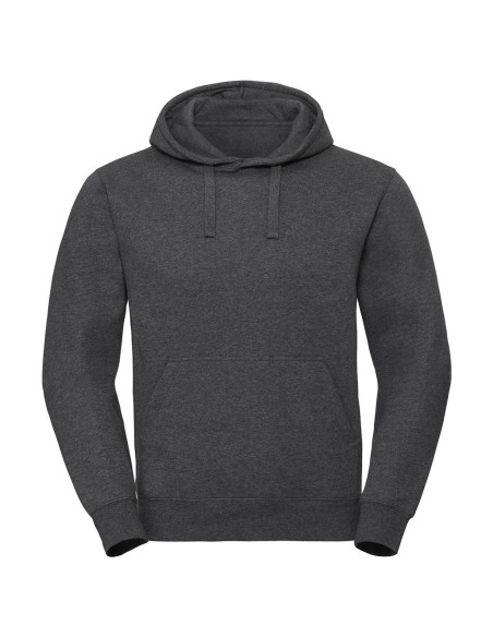 Mens Authentic Melange Hooded Sweat0