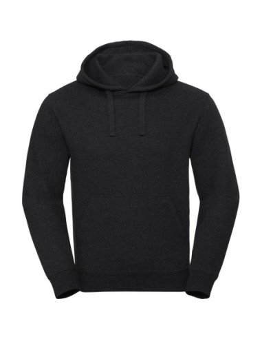 Mens Authentic Melange Hooded Sweat1