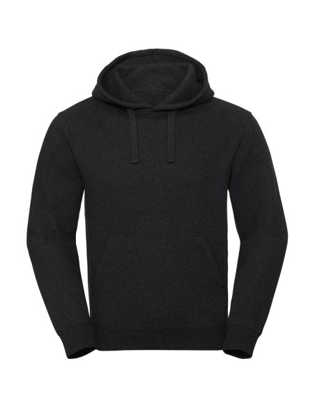 Mens Authentic Melange Hooded Sweat1