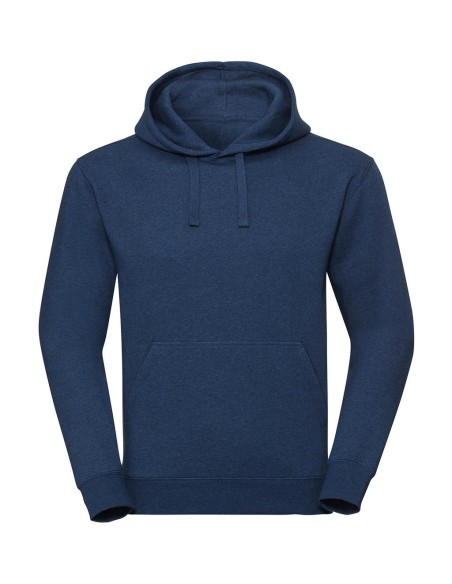 Mens Authentic Melange Hooded Sweat2