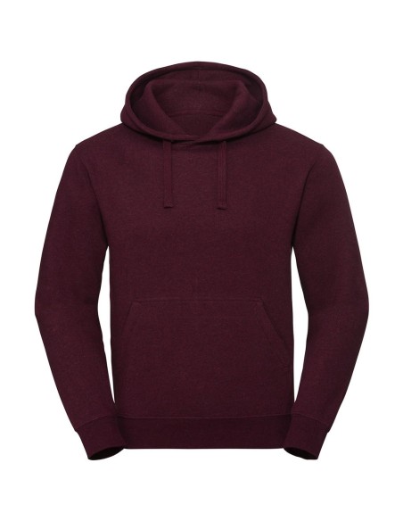 Mens Authentic Melange Hooded Sweat5
