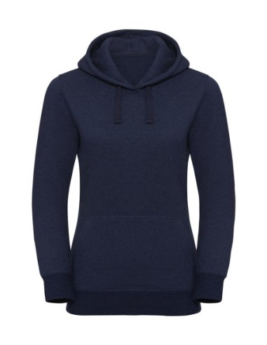 Ladies Authentic Melange Hooded Sweat3