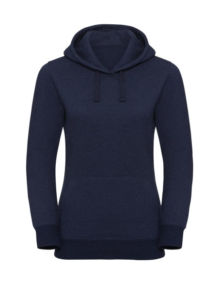 Ladies Authentic Melange Hooded Sweat3
