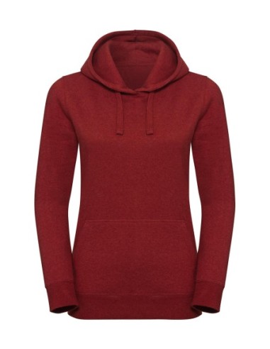 Ladies Authentic Melange Hooded Sweat4