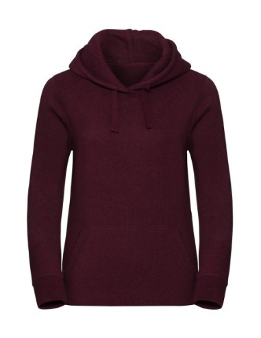 Ladies Authentic Melange Hooded Sweat5