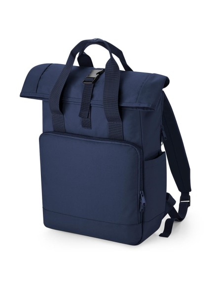 Recycled Twin Handle Roll-Top Laptop Backpack2