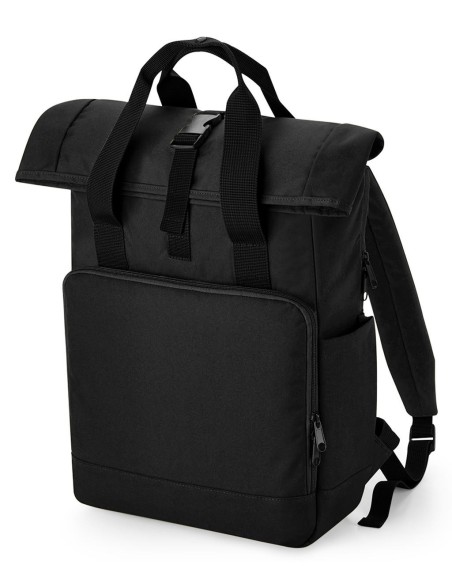 Recycled Twin Handle Roll-Top Laptop Backpack7