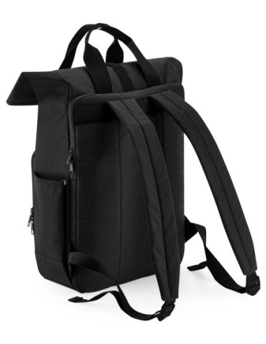 Recycled Twin Handle Roll-Top Laptop Backpack8