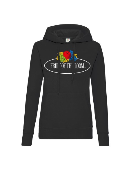 Ladies Vintage Hooded Sweat Large Logo Print1