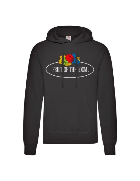 Vintage Hooded Sweat Classic Large Logo Print1