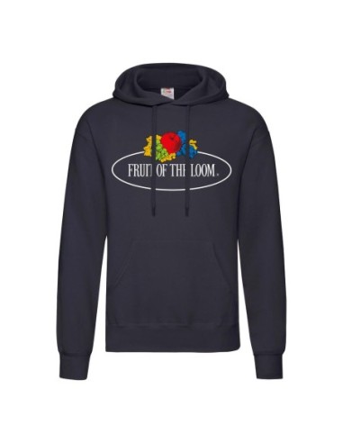 Vintage Hooded Sweat Classic Large Logo Print3