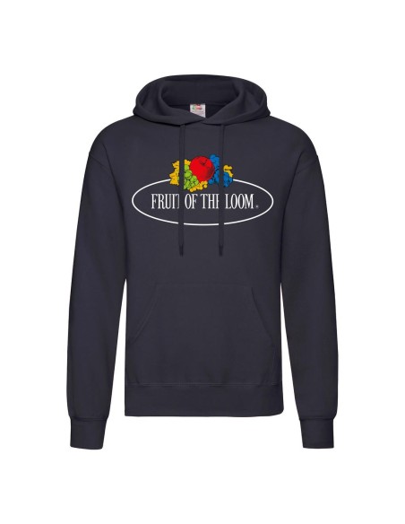 Vintage Hooded Sweat Classic Large Logo Print3