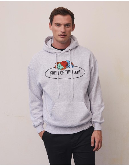 Vintage Hooded Sweat Classic Large Logo Print6