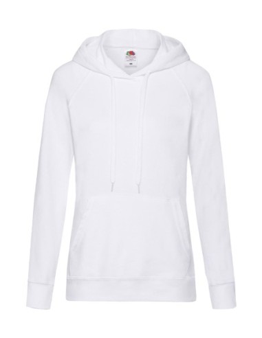 Ladies Lightweight Hooded Sweat0