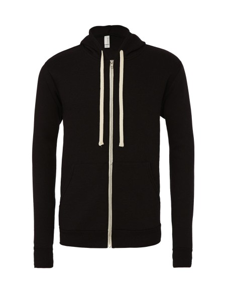 Unisex Triblend Full Zip Hoodie0