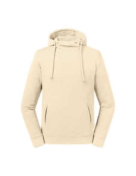 Pure Organic High Collar Hooded Sweat1