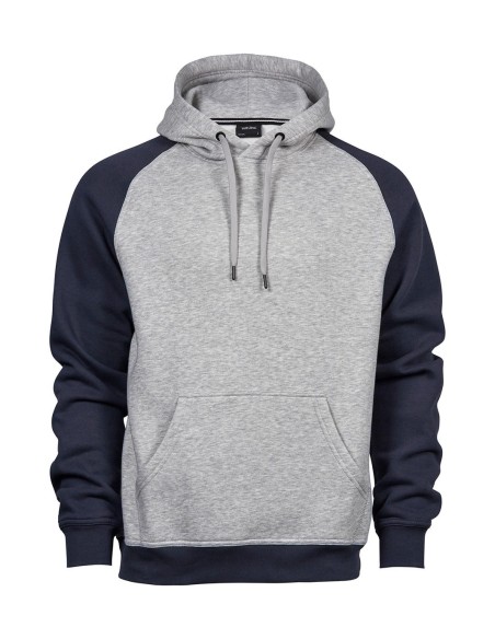 Two-Tone Hooded Sweatshirt0