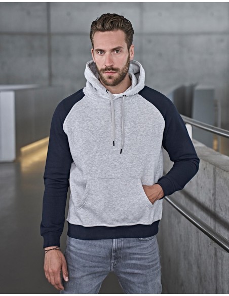 Two-Tone Hooded Sweatshirt2
