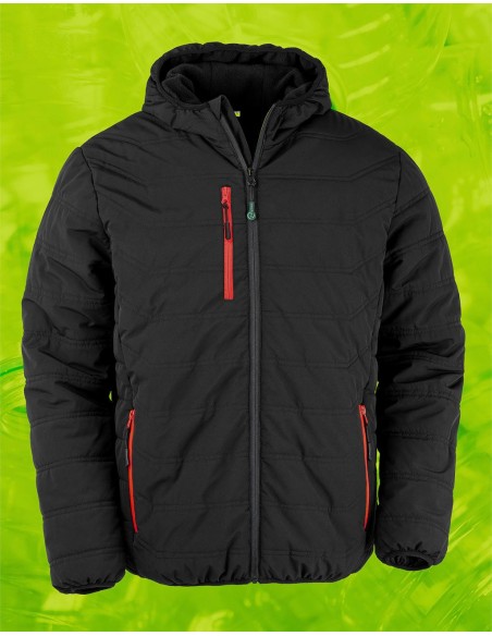Black Compass Padded Winter Jacket1