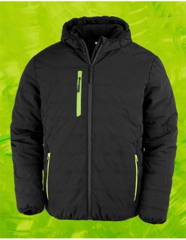 Black Compass Padded Winter Jacket2