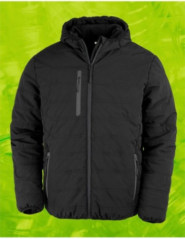 Black Compass Padded Winter Jacket3