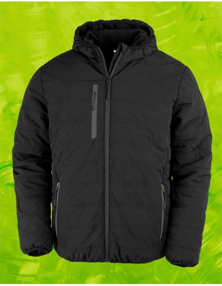 Black Compass Padded Winter Jacket3