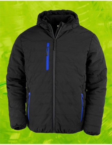 Black Compass Padded Winter Jacket5