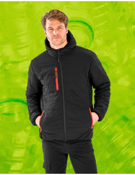 Black Compass Padded Winter Jacket6